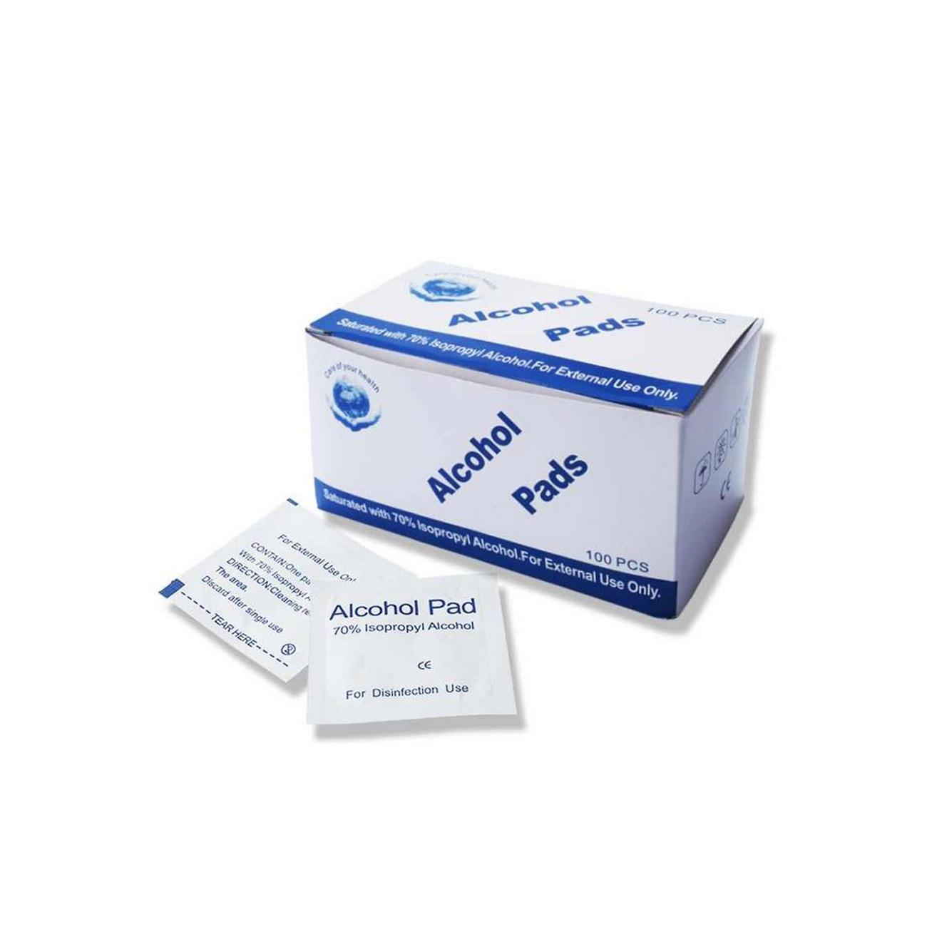 Alcoholdoekje Isopropyl 3x6cm Doos A 100 Stuks