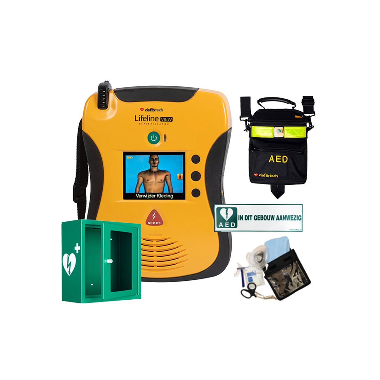 Defibtech Lifeline View AED NL-EN Pakket D